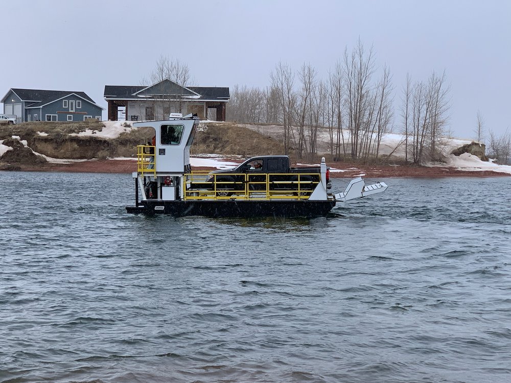 heavy duty plastic boats, work barge