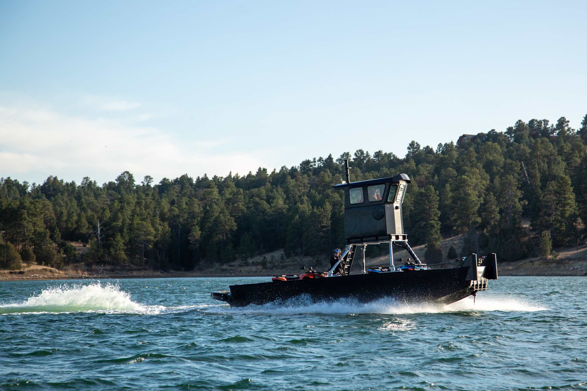 HDPE Boat 30' Ember | HDPE Patrol Boat / Rescue Boat - Legacy HDPE Boats