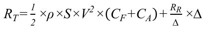 hydrodynamic resistance formula Van Oortmeersen