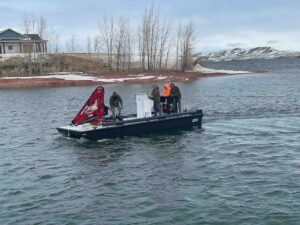 polyethylene work boat, marine growth on HDPE hulls