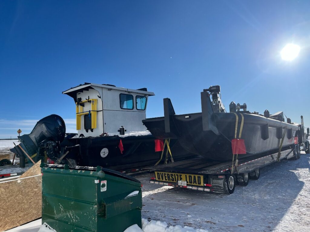 New T2440 HDPE Barge