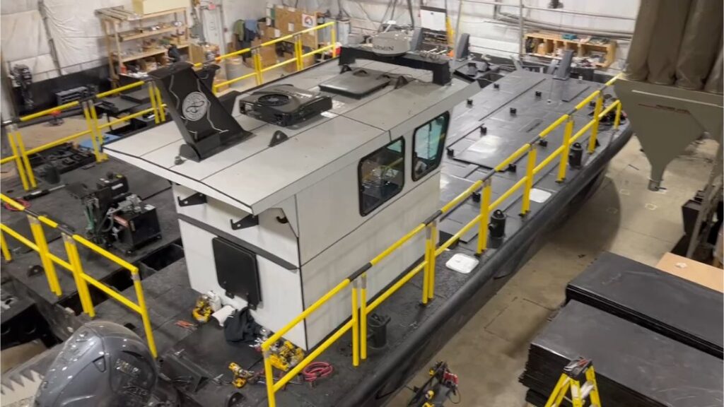 New T2440 HDPE Barge
