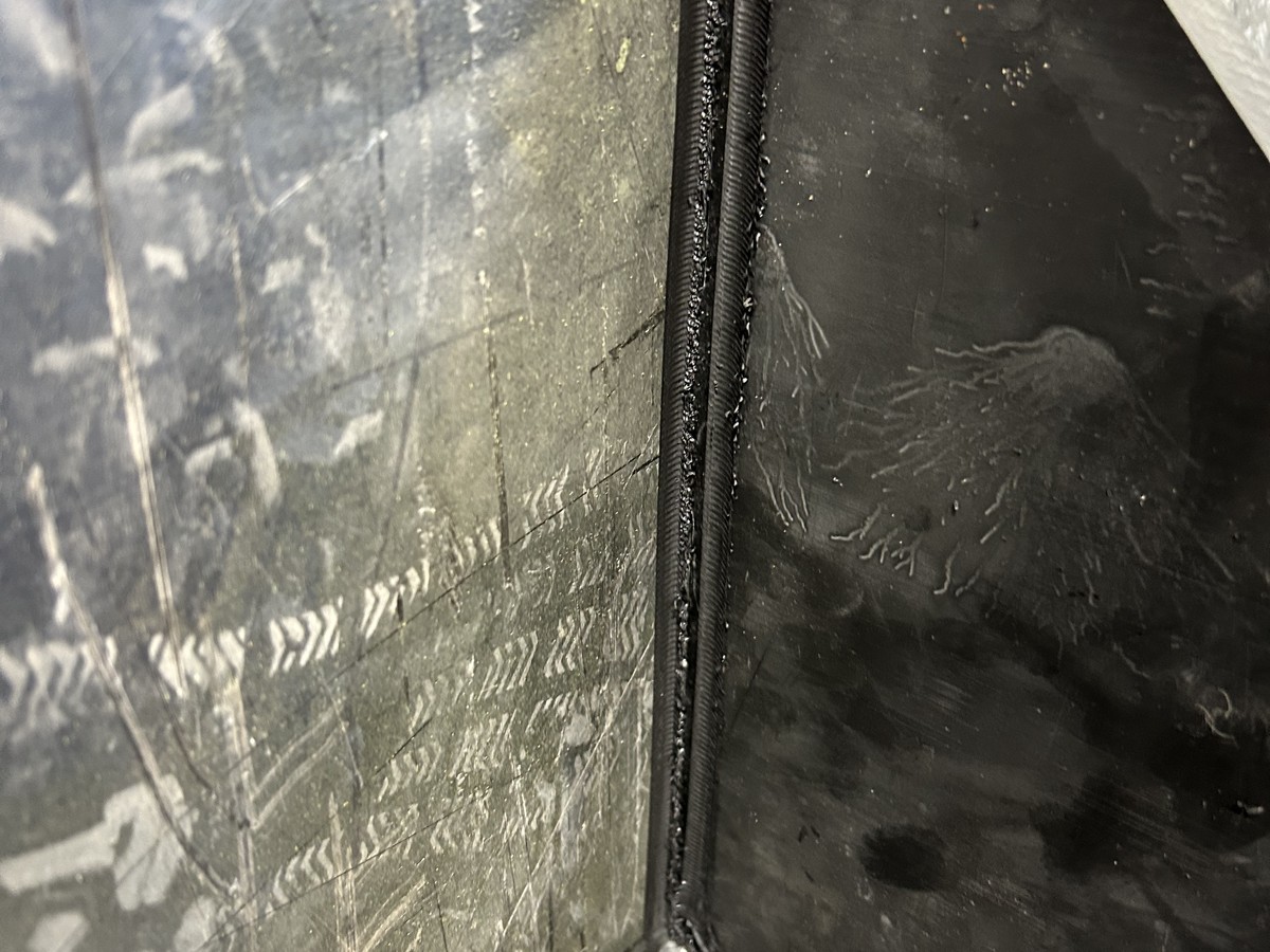 Deoxidizing and preparing an HDPE surface for welding